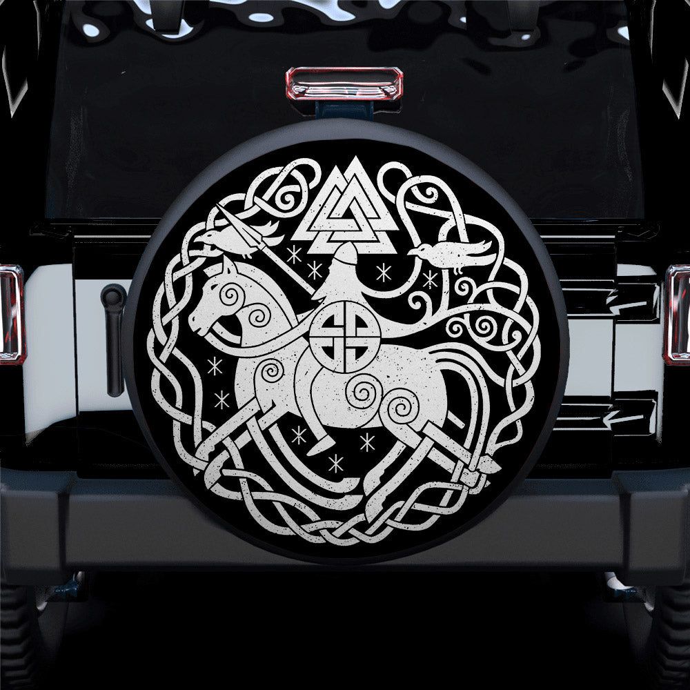 Viking Mystic Car Spare Tire Cover Gift For Campers Nearkii