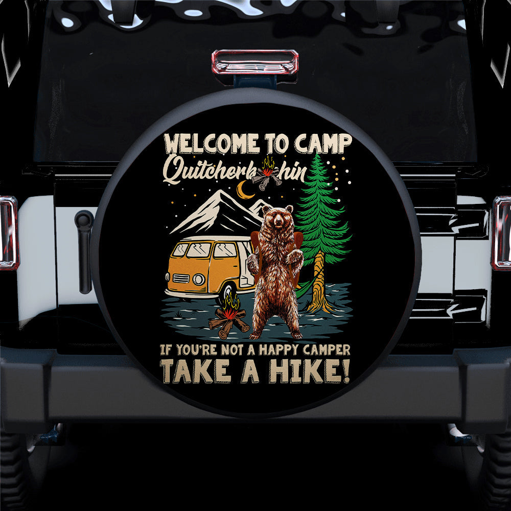 Bear Van Hippie Quitcherbitchin Happy Car Spare Tire Covers Gift For Campers Nearkii