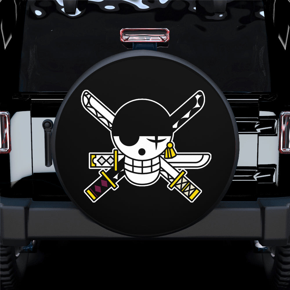 Zoro Jolly Flag Custom One Piece Anime Car Spare Tire Gift For Campers Nearkii