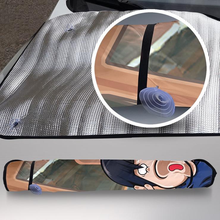 Shippuden Squeezed Face Auto Sun Shade Nearkii