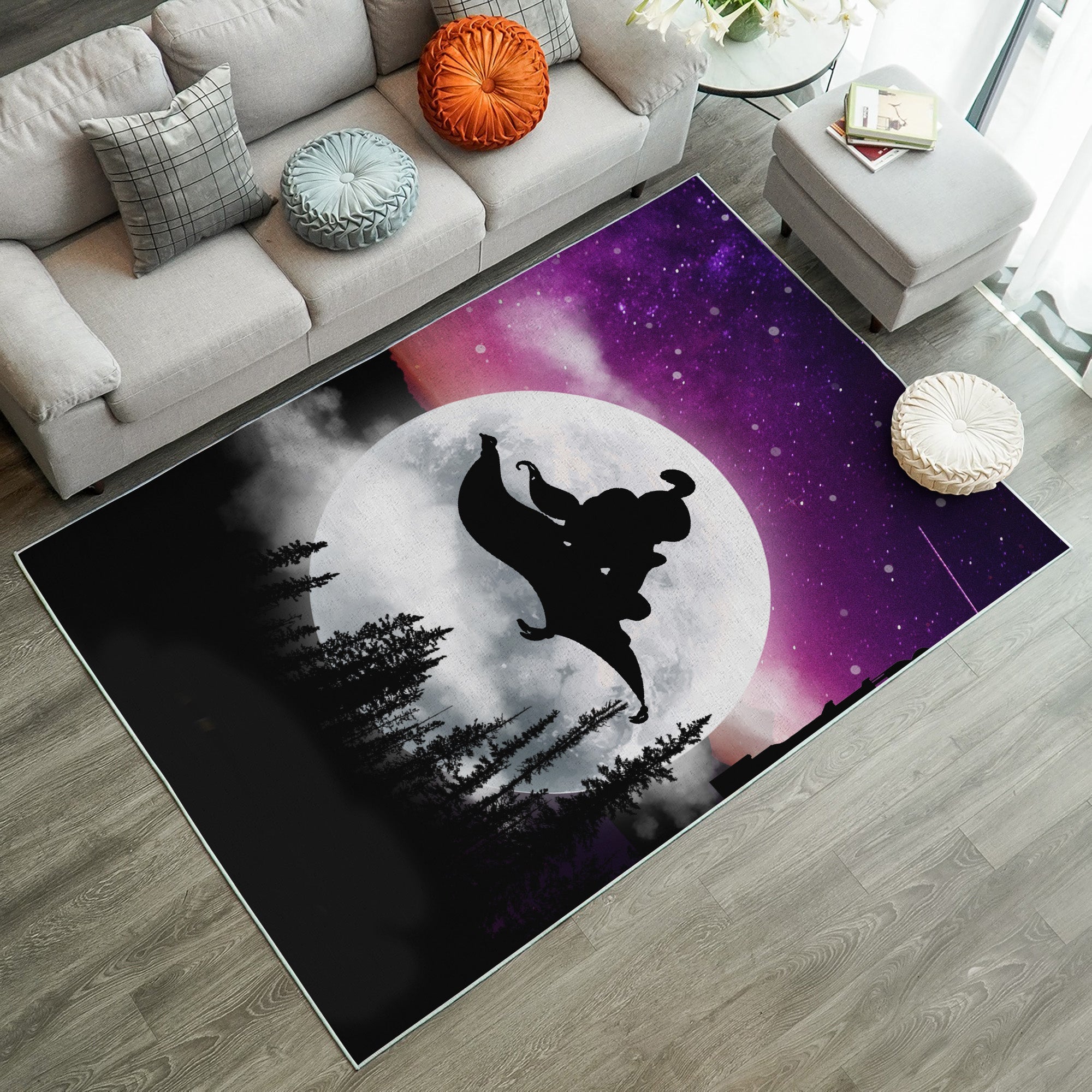 Aladin Moon Night Rug Carpet Rug Home Room Decor Nearkii