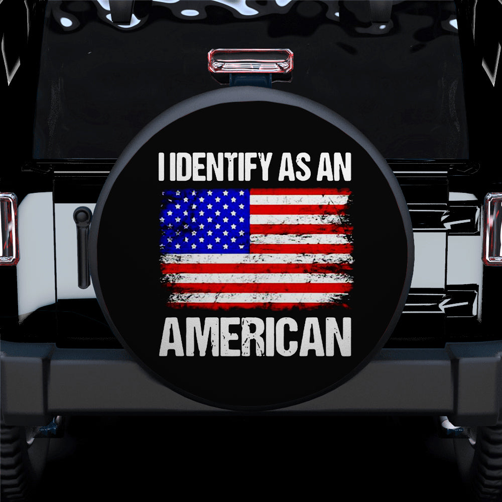 I Identify As An American Jeep Car Spare Tire Cover Gift For Campers Nearkii