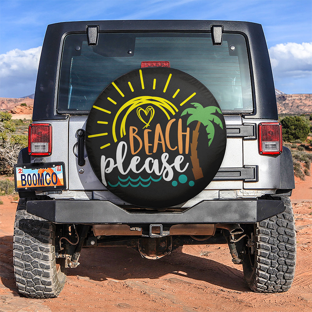 Beach Please Car Spare Tire Covers Gift For Campers Nearkii