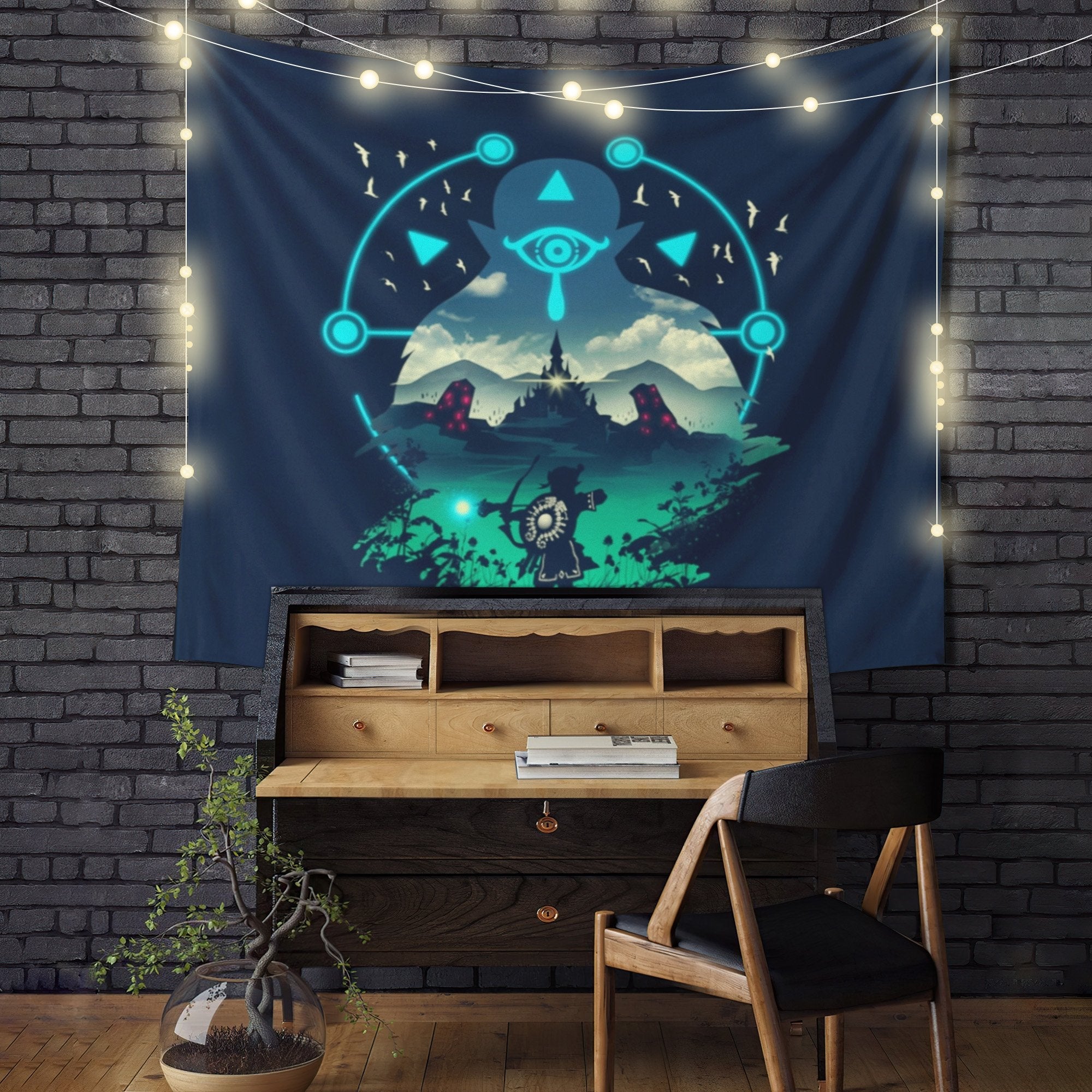 Breath Of The Wild Lezend Of Zelda Tapestry Room Decor Nearkii