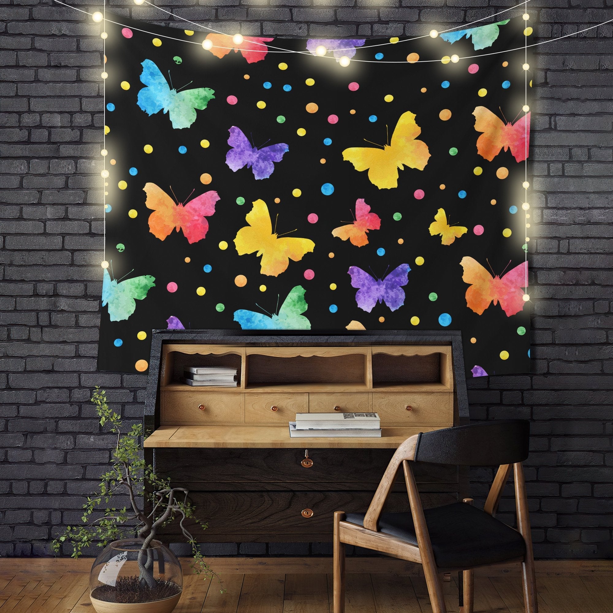 Butterfly Tapestry Room Decor Nearkii