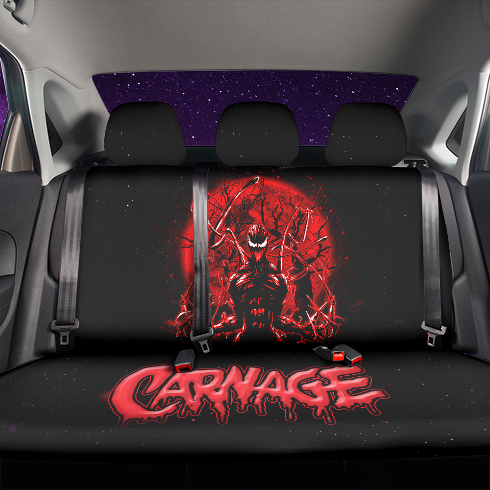 Carnage Moonlight Premium Custom Car Back Seat Covers Decor Protectors Nearkii