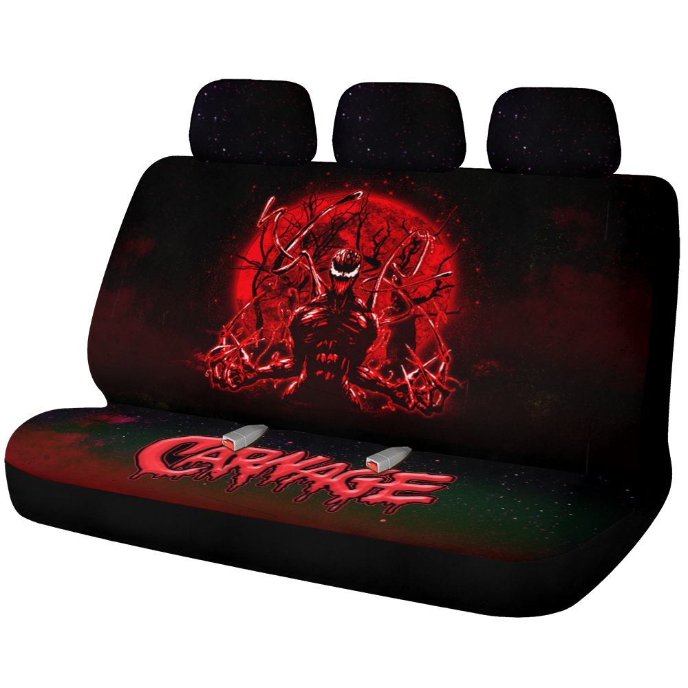 Carnage Moonlight Galaxy Premium Custom Car Back Seat Covers Decor Protectors Nearkii