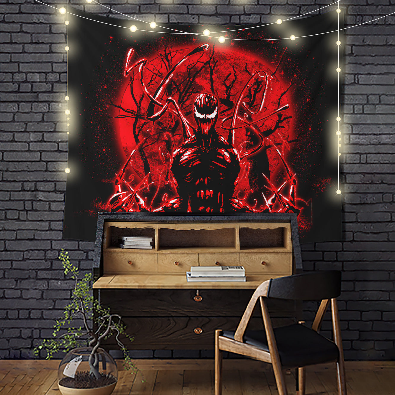 Carnage Moonlight Tapestry Room Decor Nearkii