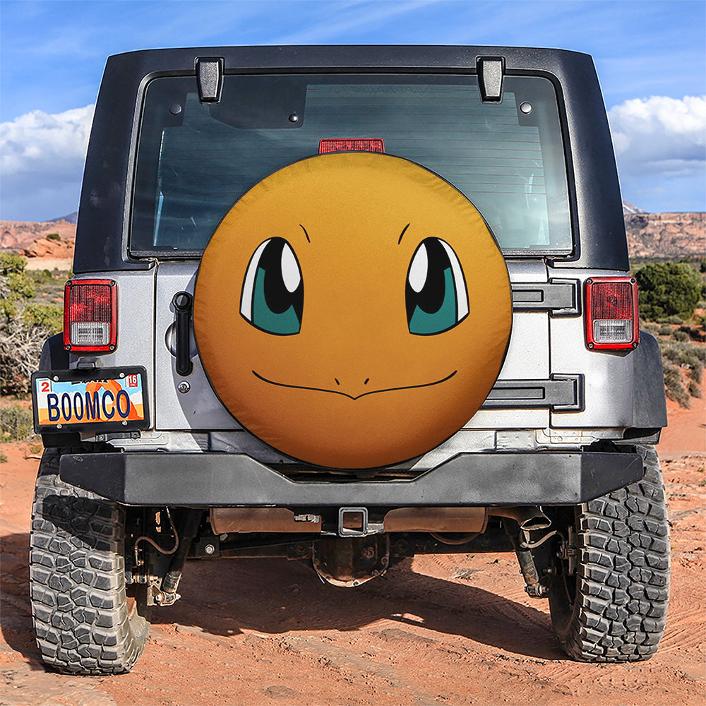 Charmander Pokemon Face Car Spare Tire Covers Gift For Campers Nearkii