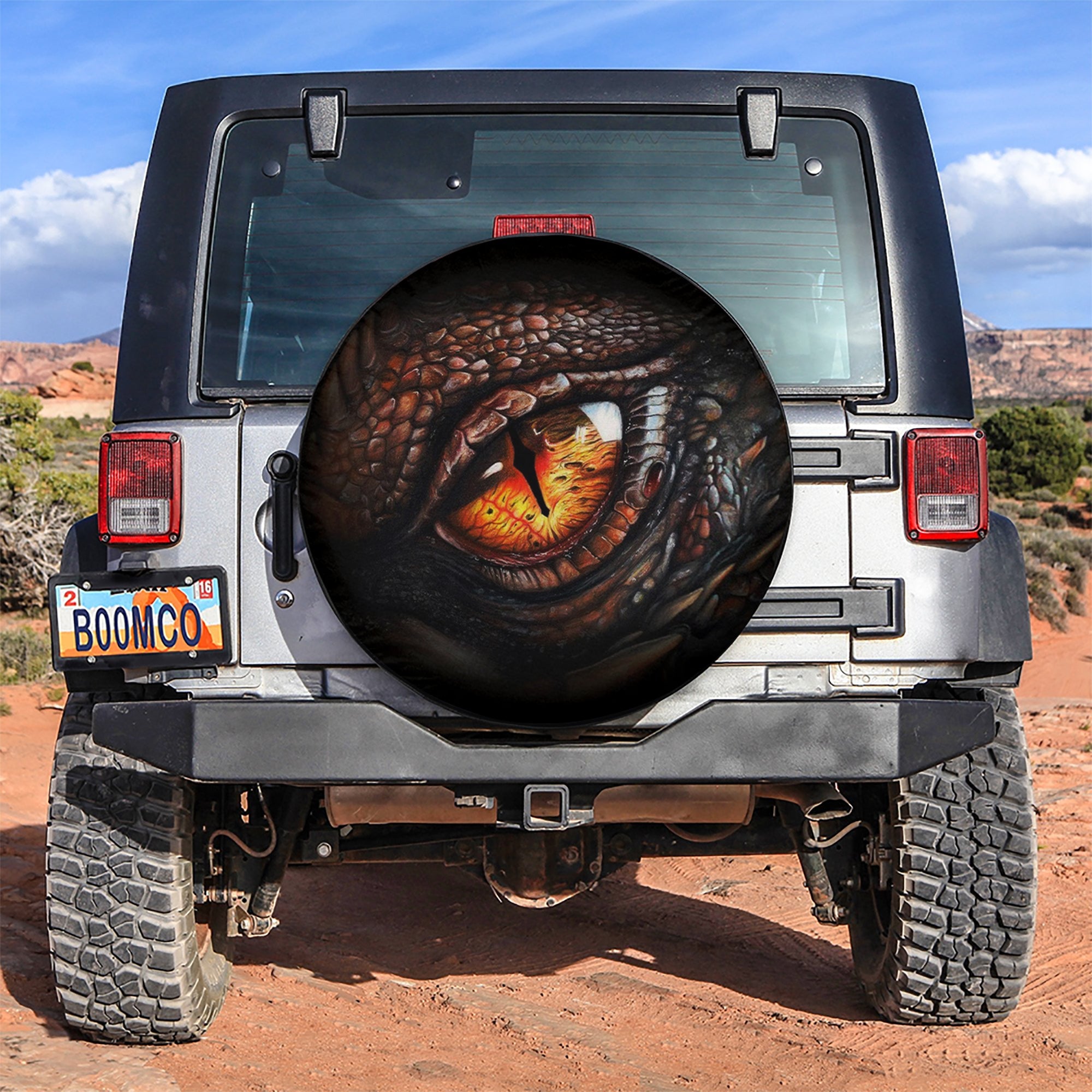 Dragon Eye Car Spare Tire Covers Gift For Campers Nearkii