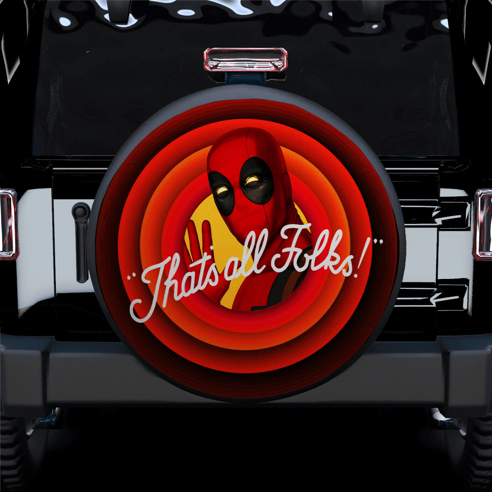 Deadpool All Folks Car Spare Tire Covers Gift For Campers Nearkii