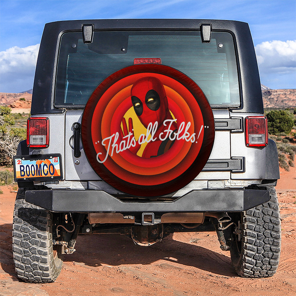 Deadpool All Folks Car Spare Tire Covers Gift For Campers Nearkii