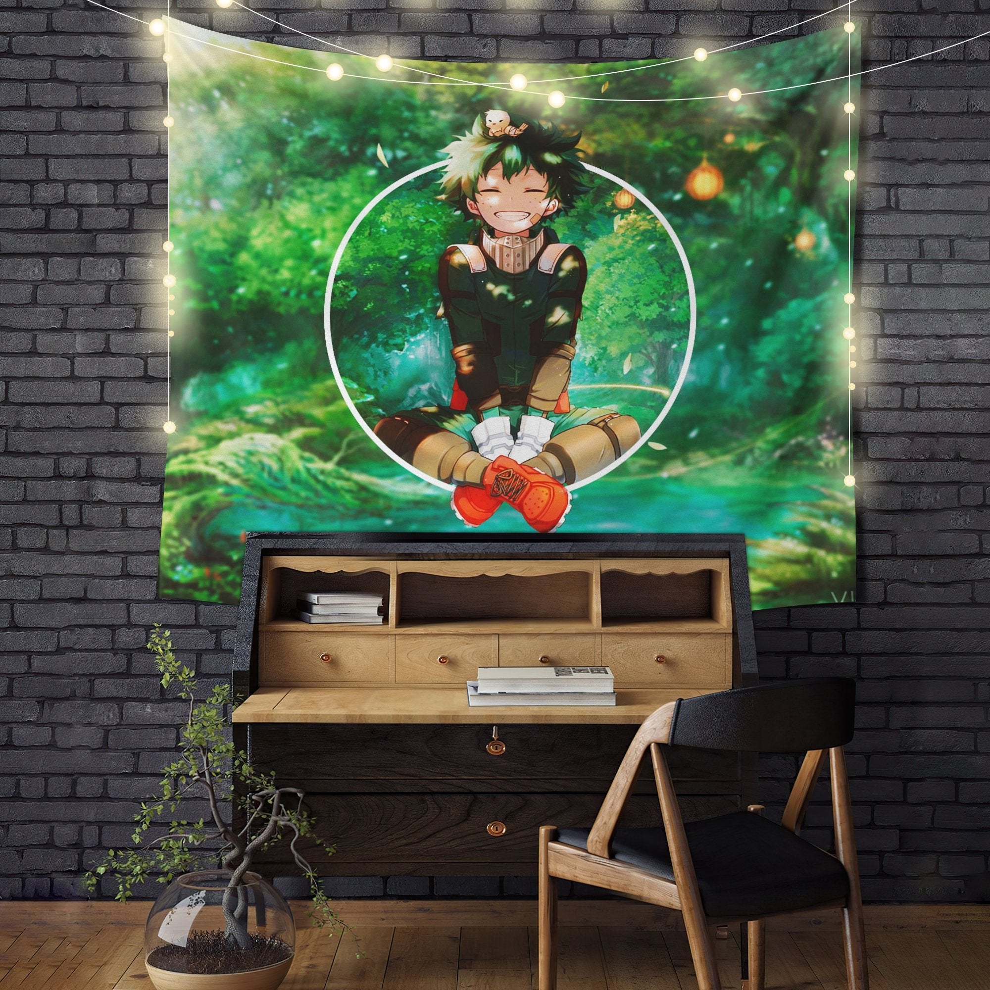 Deku Boku No Hero Academia Anime Tapestry Room Decor Nearkii