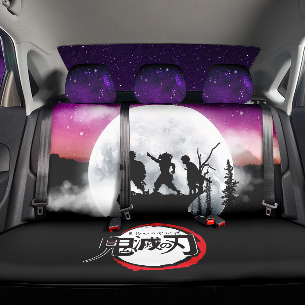 Demon Slayer Kimetsu No Yaiba Sunset Car Back Seat Covers Decor Protectors Nearkii