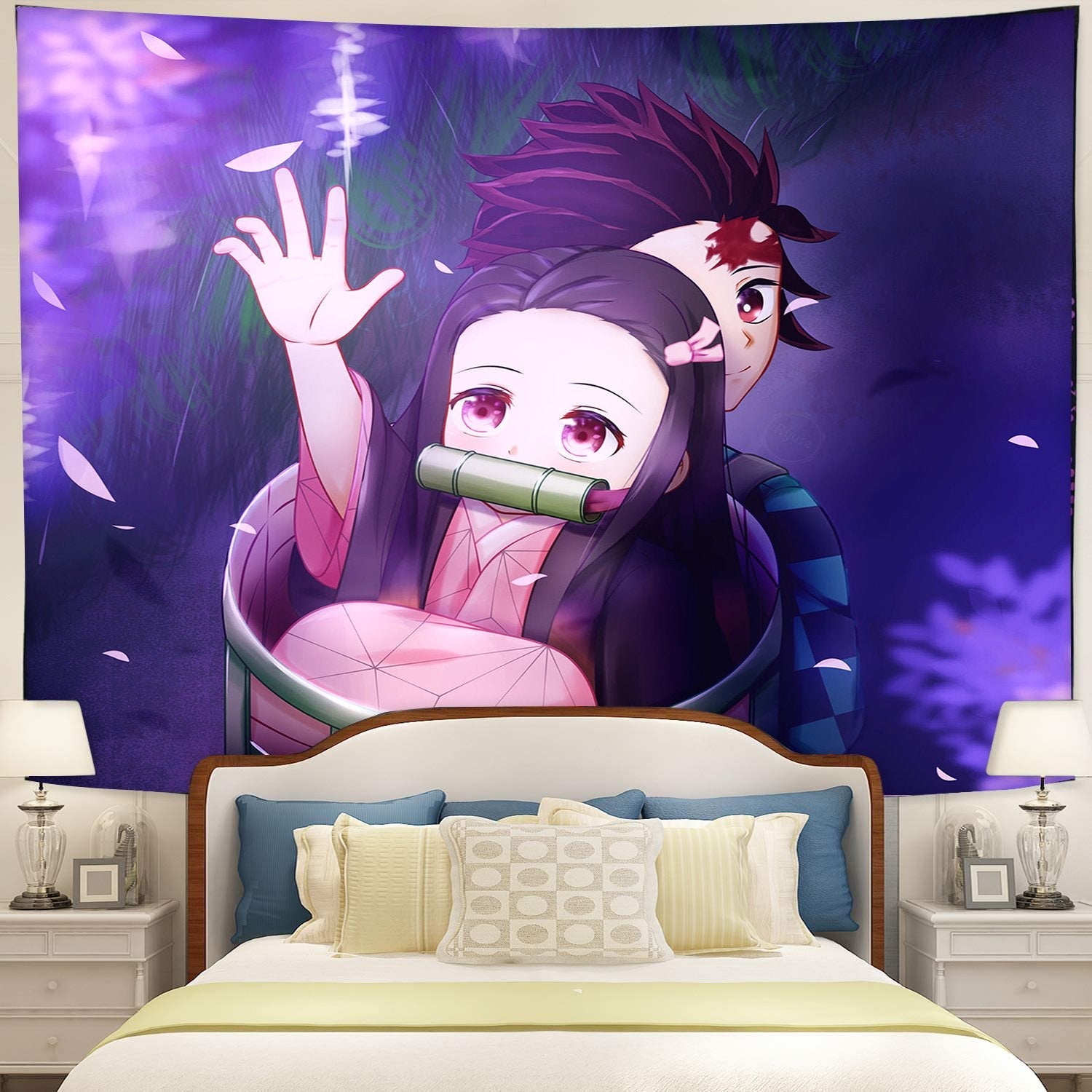 Demon Slayer Kimetsu No Yaiba Tapestry Room Decor Nearkii