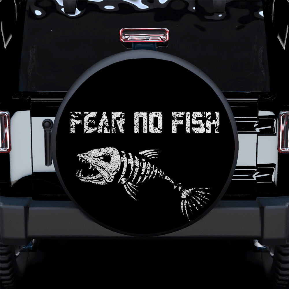 Fear No Fish Car Spare Tire Covers Gift For Campers Nearkii