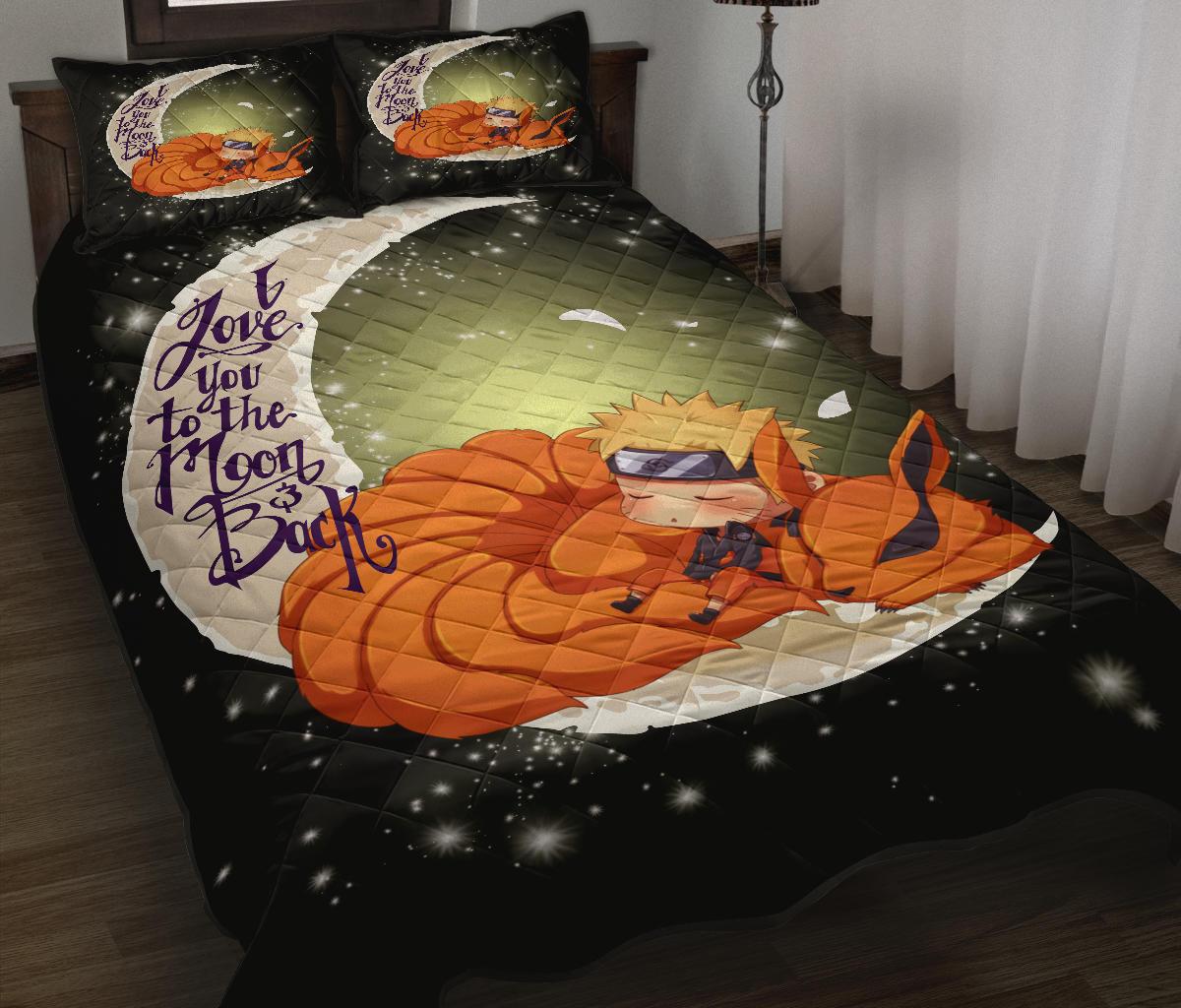 Naruto To The Moon Quilt Bed Sets Nearkii