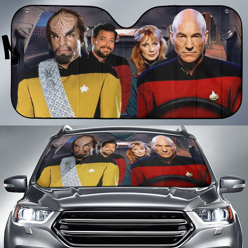 Star Trek The Next Generation Car Auto Sun Shades Windshield Accessories Decor Gift Nearkii