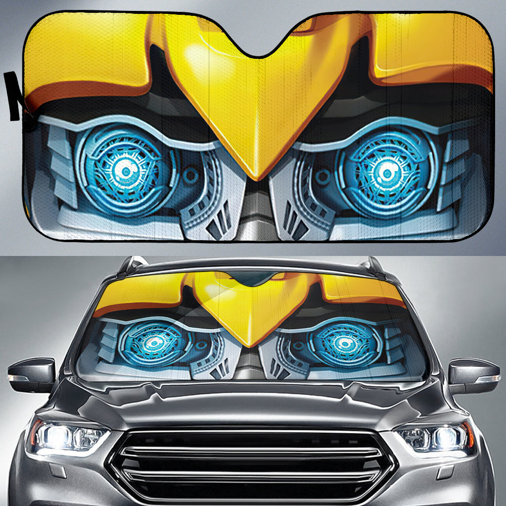 Transformer Bumblebee Eyes Custom Car Windshield Auto Sun Shades Nearkii