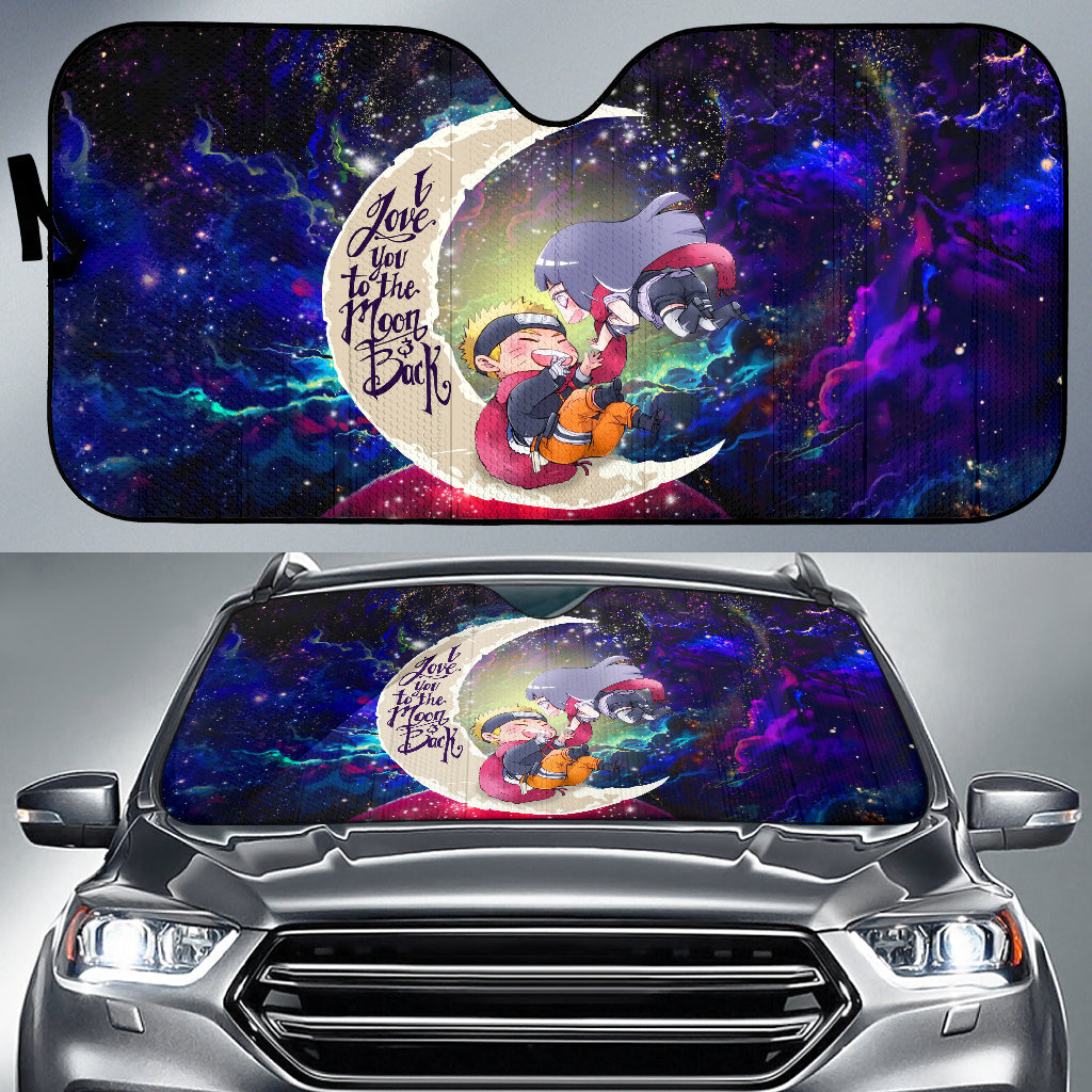 Naruto Couple Love You To The Moon Galaxy Car Auto Sunshades Nearkii