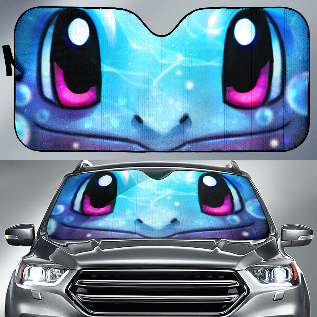 Cute Squirtle Kanto Face Pokemon Car Auto Sunshades Nearkii