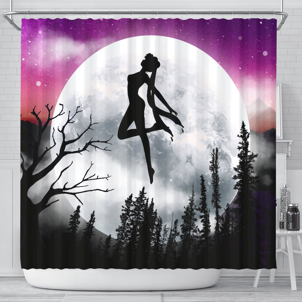 Sailor Moon Night Shower Curtain Nearkii