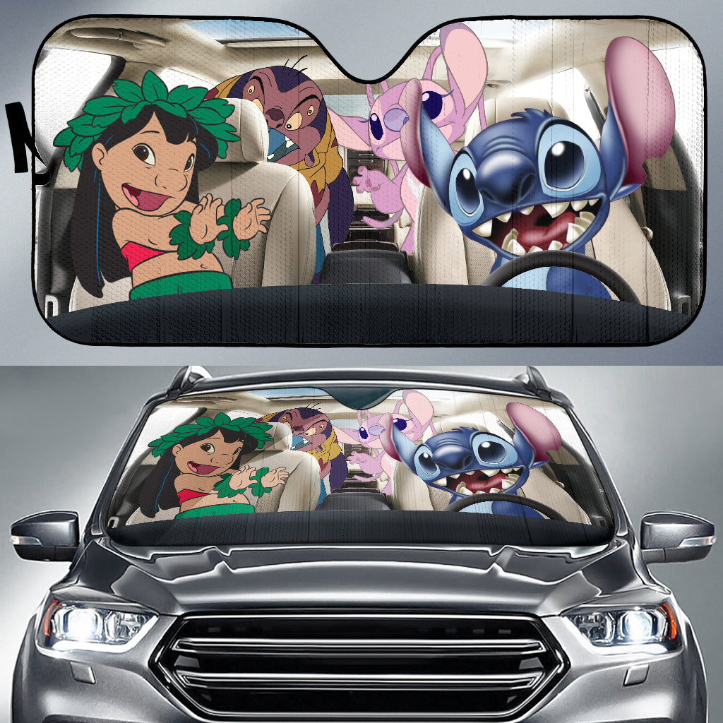 Lilo And Stitch Movie Car Auto Sun Shades Windshield Accessories Decor Gift Nearkii