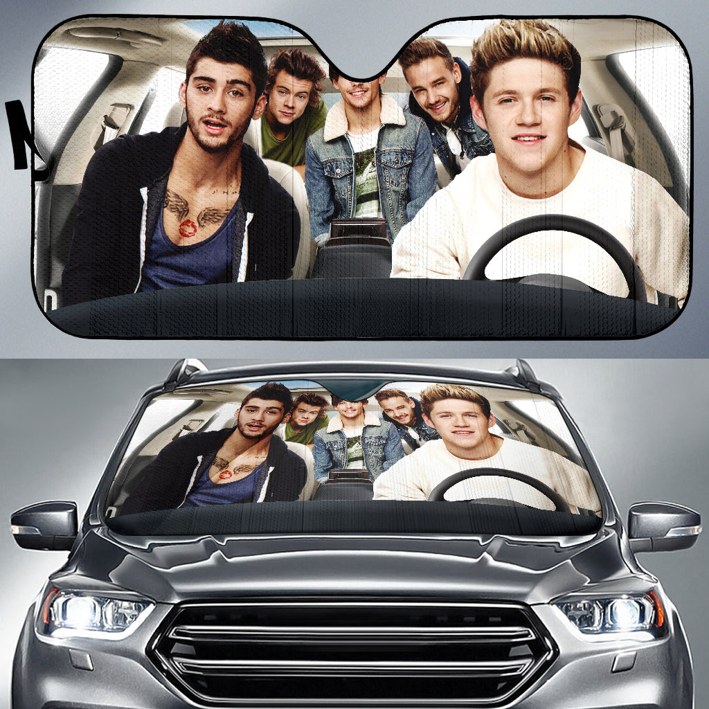 One Direction Car Auto Sun Shades Windshield Accessories Decor Gift Nearkii