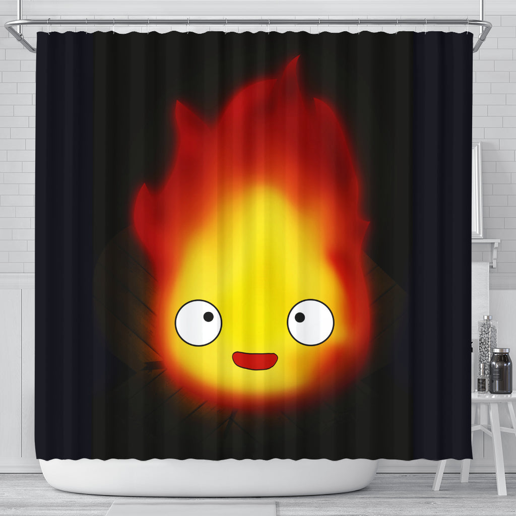 Calcifer Shower Curtain Nearkii