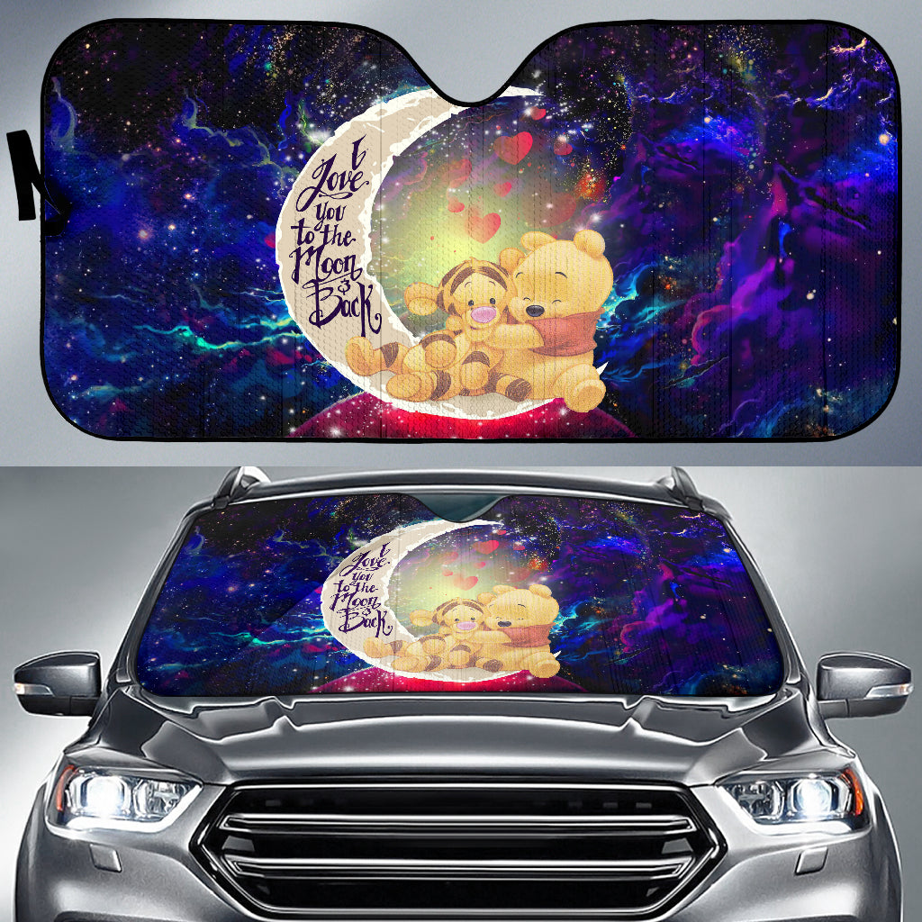 Winnie The Pooh Love You To The Moon Galaxy Car Auto Sunshades Nearkii