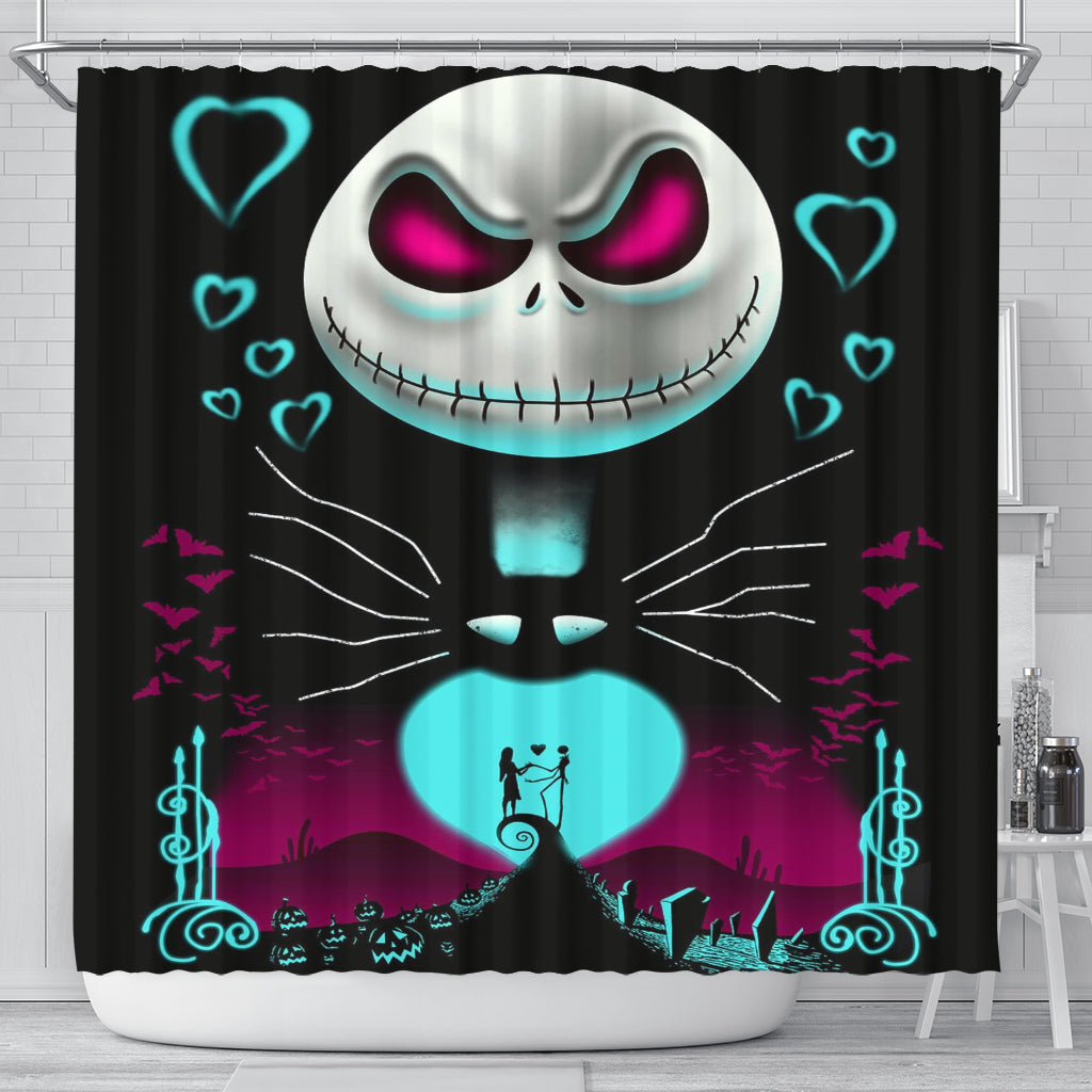 Nightmare Before Christmas Shower Curtain Nearkii