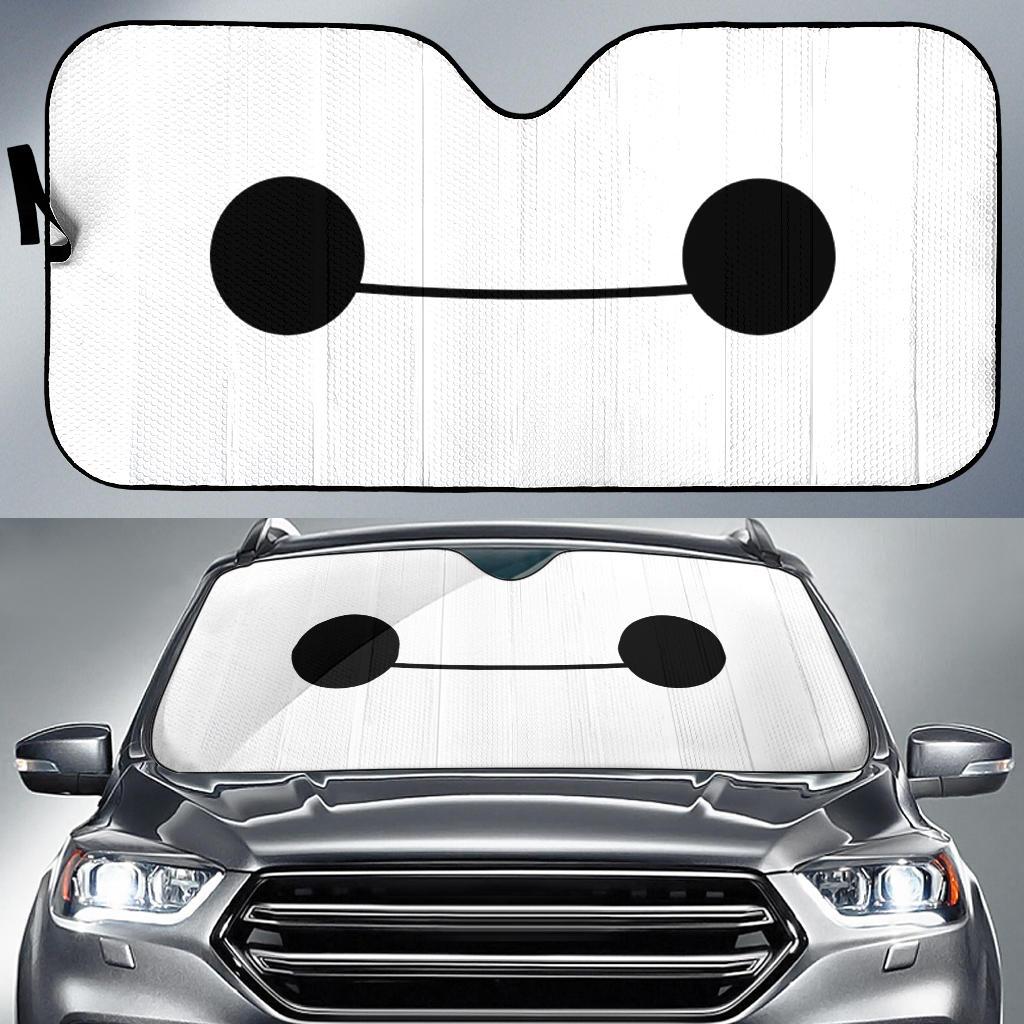 Baymax Face Funny Car Sun Shades Nearkii