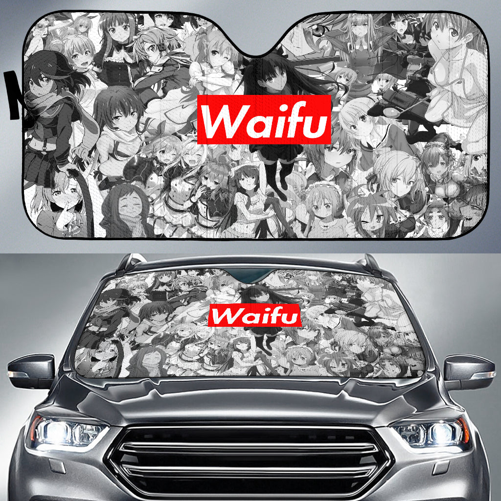 Waifu Anime Car Auto Sunshades Nearkii