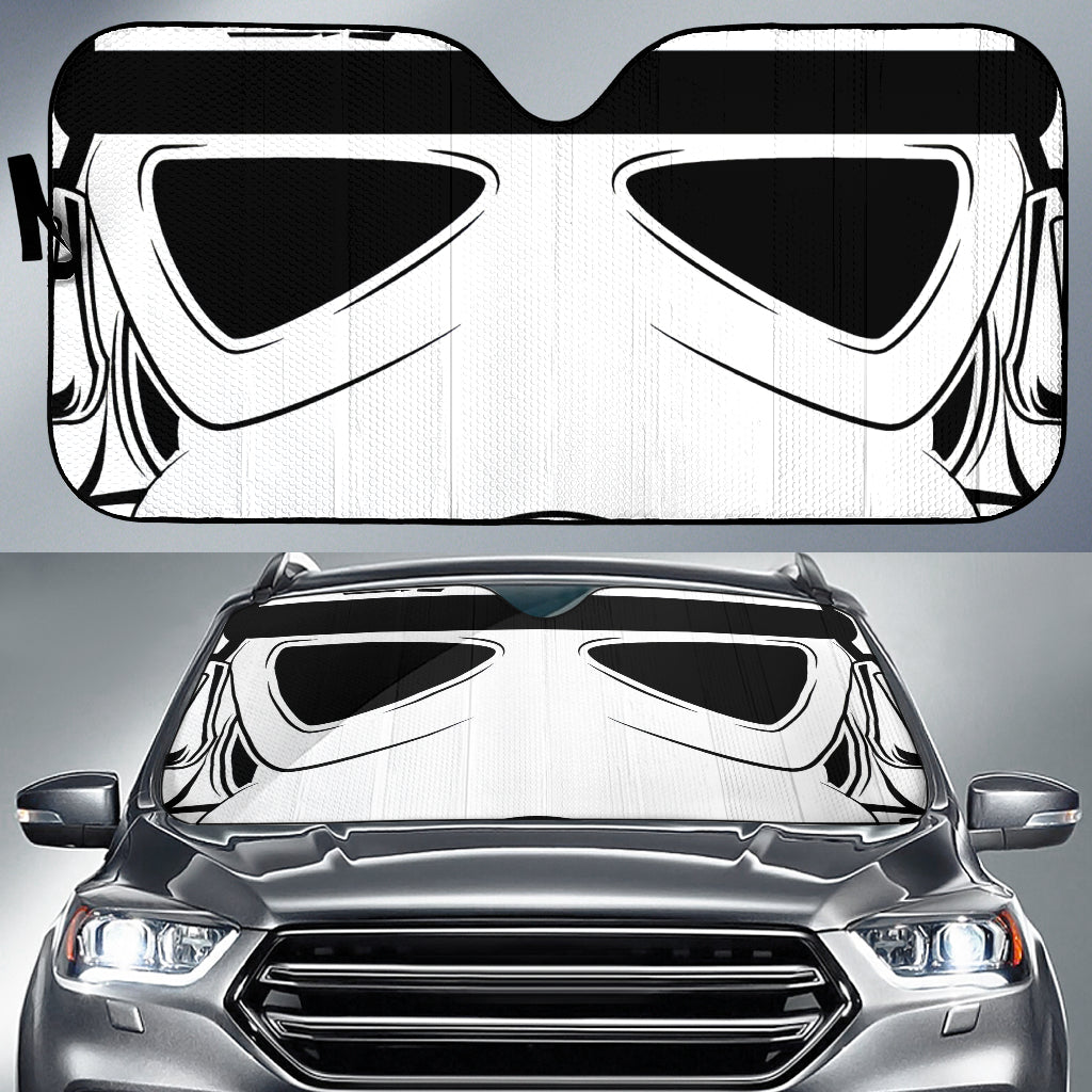 Stormtrooper Face Car Windshield Auto Sun Shades Nearkii