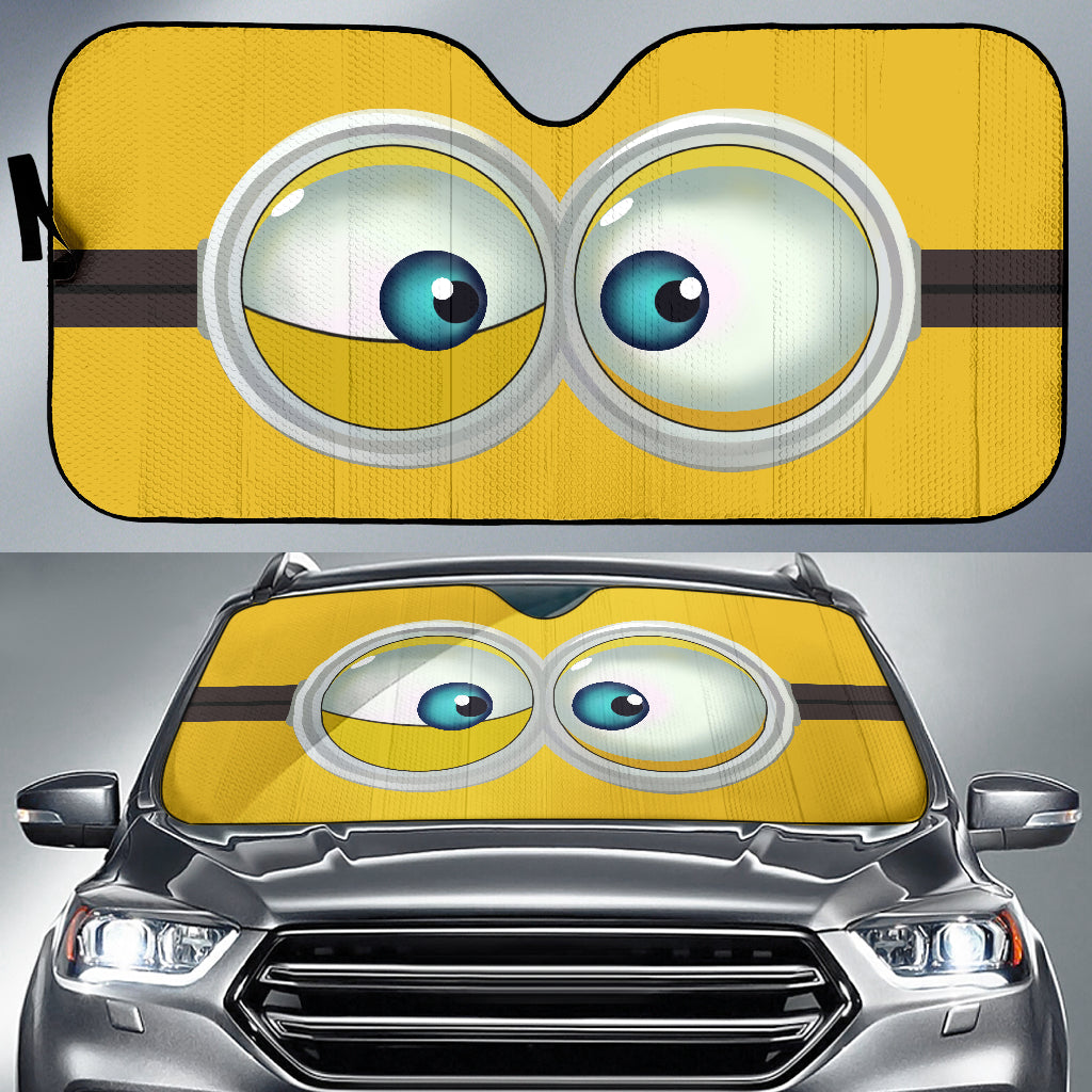 Minion Eyes Auto Sun Shades Nearkii