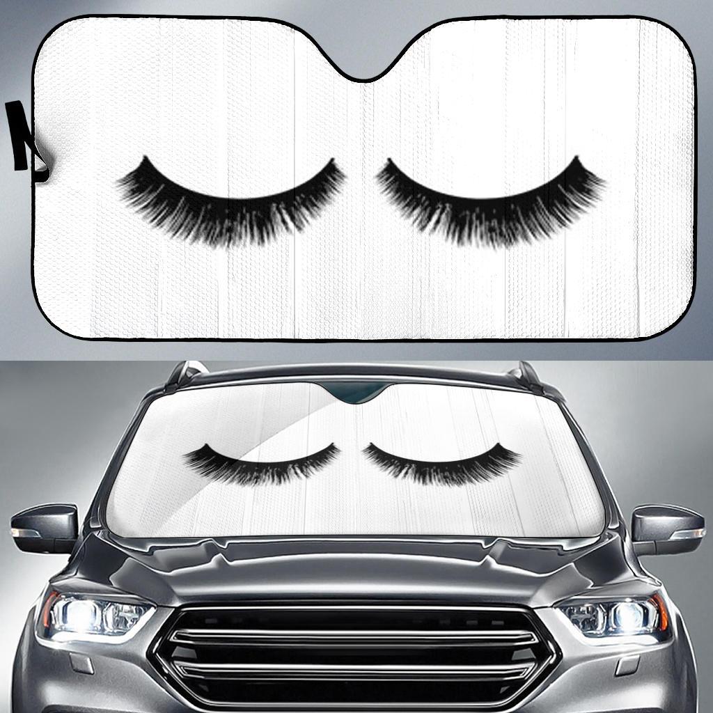 Sleep Eyes Car Sun Shades Windshield Accessories Decor Gift Nearkii