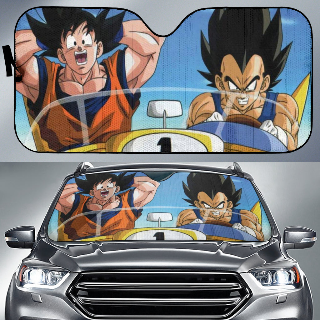 Dragon Ball Goku And Vegeta Car Auto Sunshades Nearkii