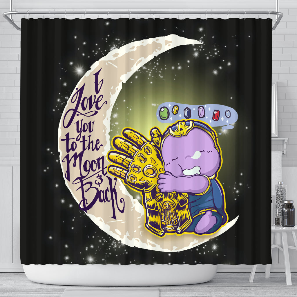 Cute Thanos Shower Curtain Nearkii