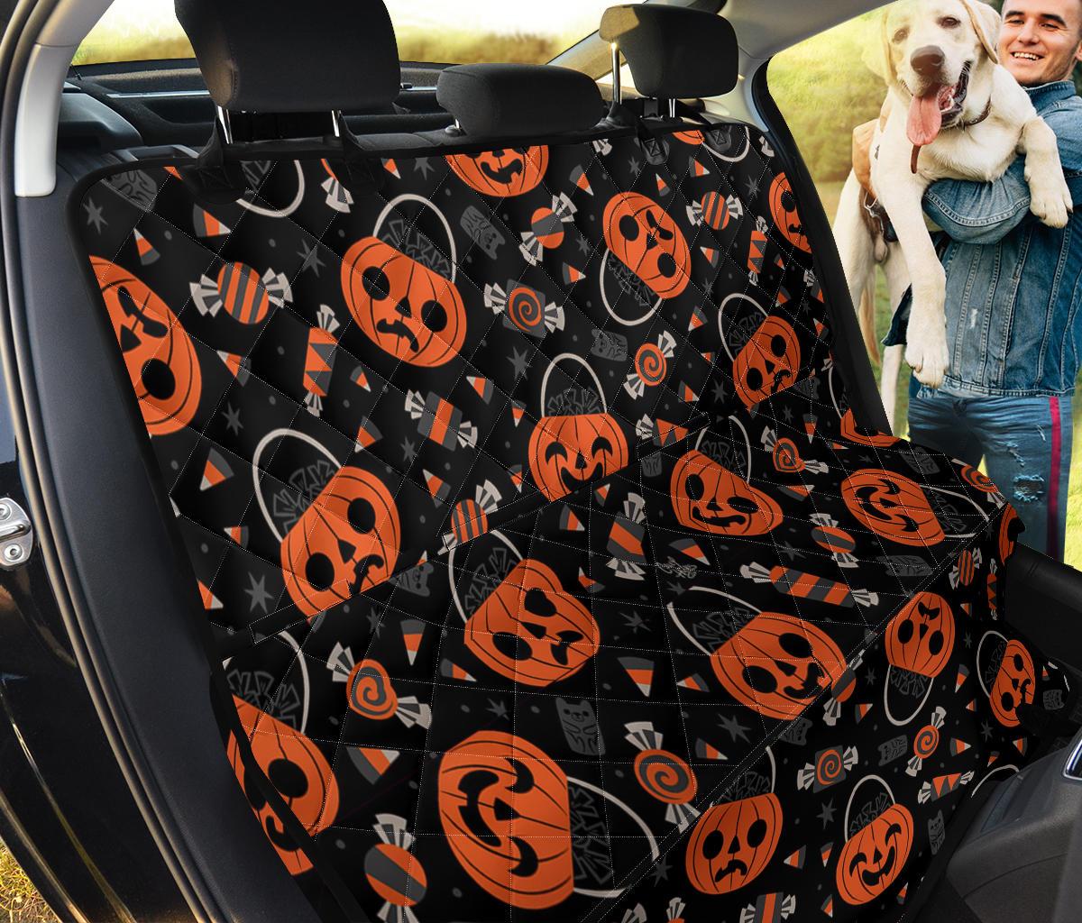 pumpkin-halloween-pet-seat-cover