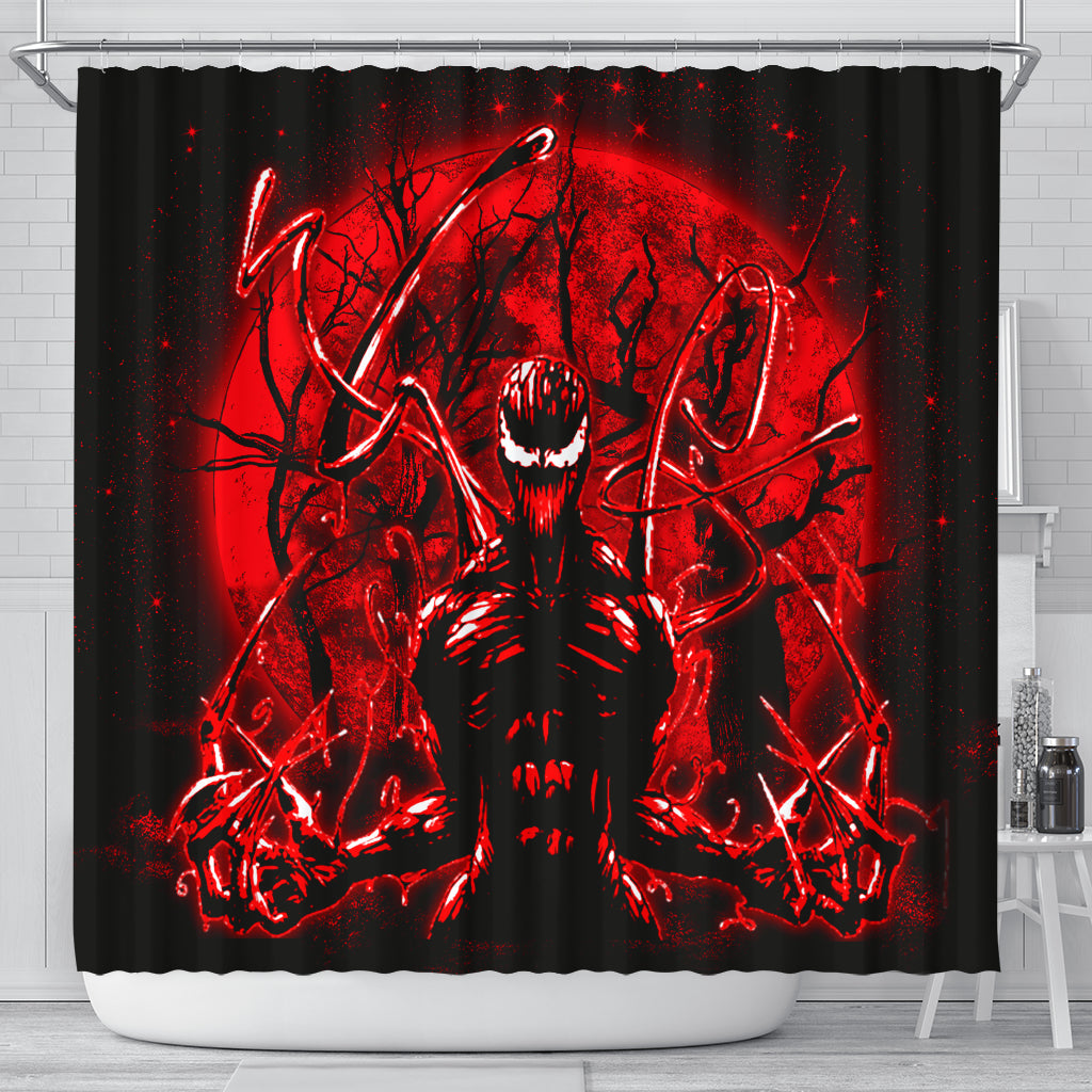 Carnage Moonlight Shower Curtain Nearkii