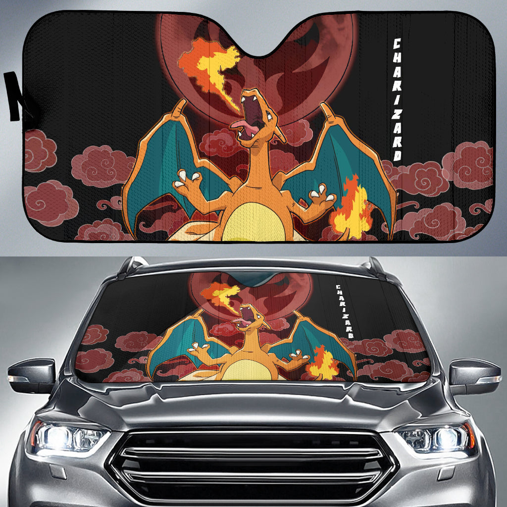 Charizard Pokemon Car Auto Sunshades Nearkii