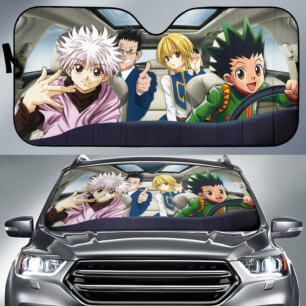 Hunter X Hunter Gon Killua Kurapika Leorio Car Auto Sunshades Nearkii