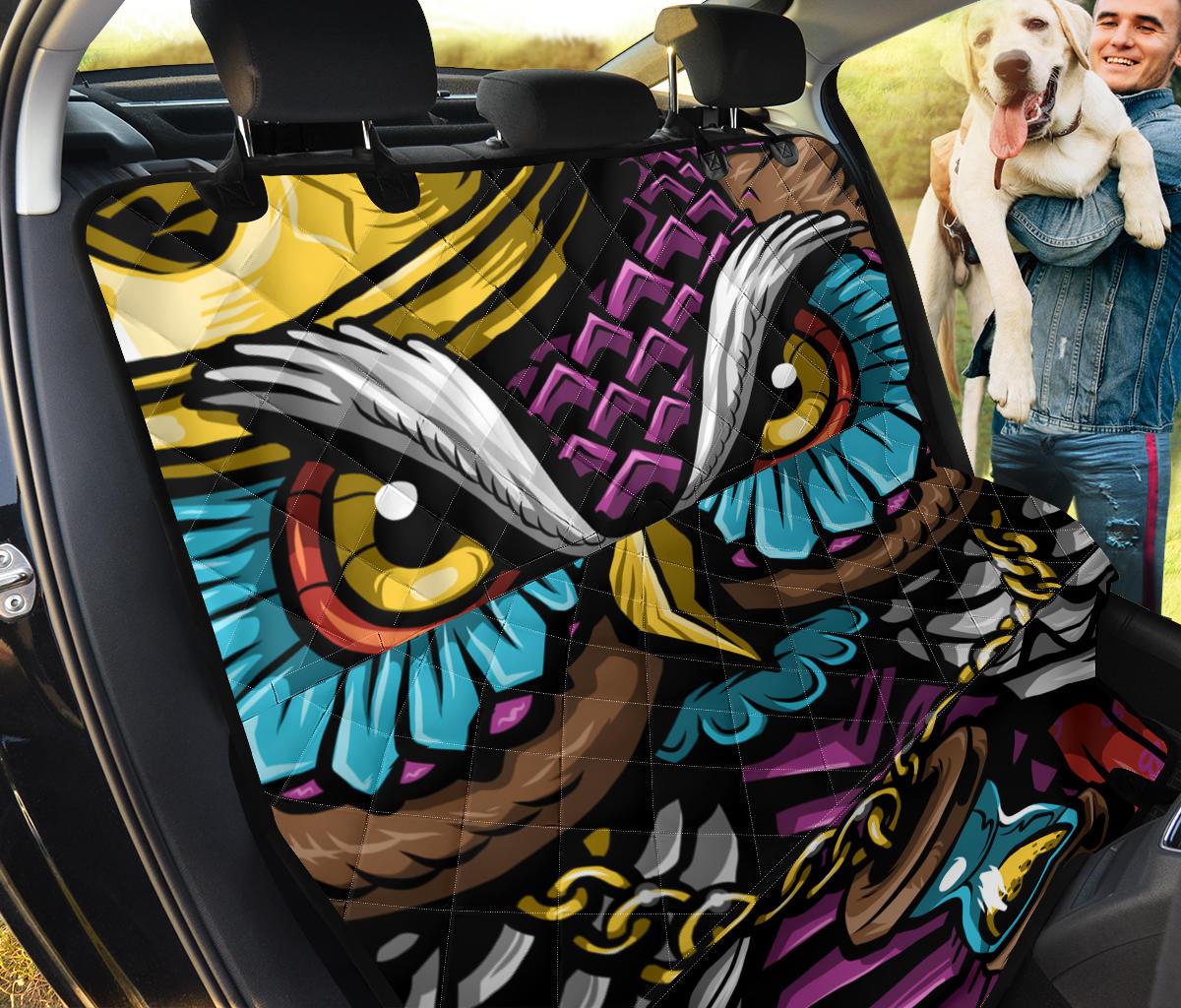 owl-art-pet-seat-cover