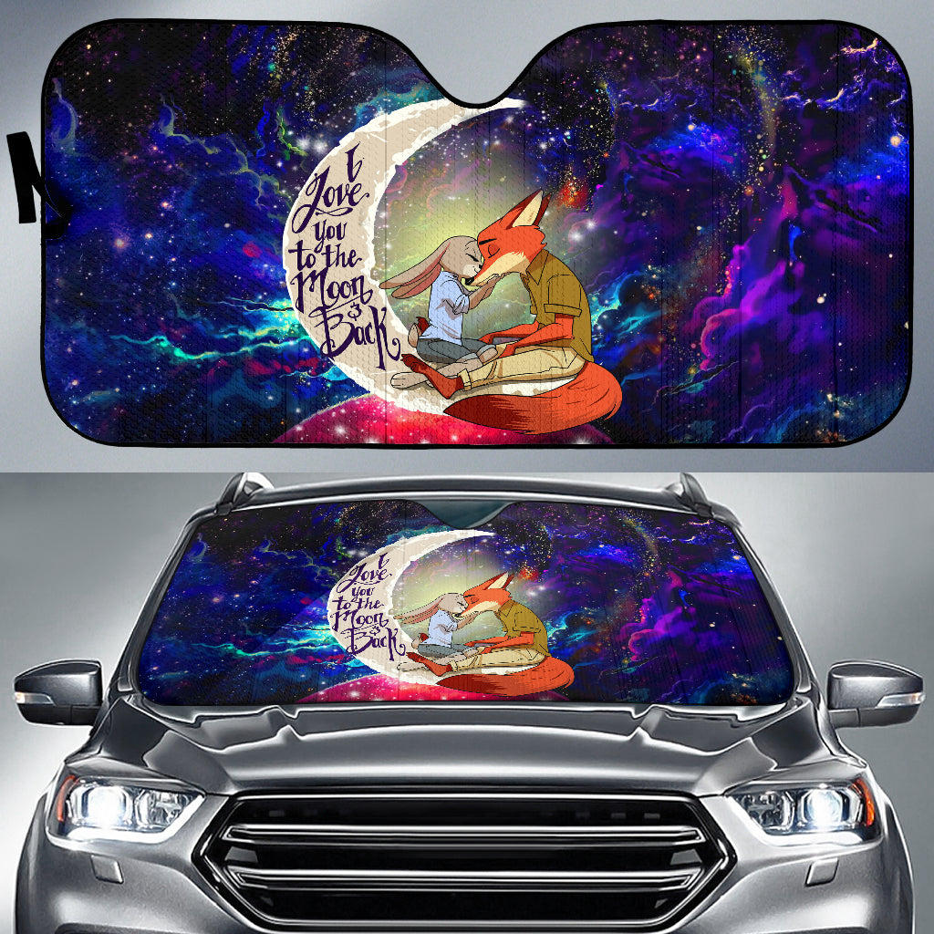 Fox Moon Love You To The Moon Galaxy Car Auto Sunshades Nearkii