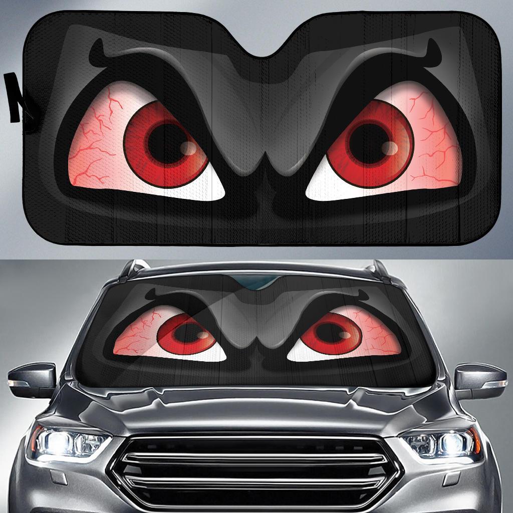 Angry Funny Car Auto Sun Shade Nearkii