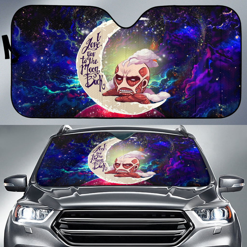 Attack On Titan Love You To The Moon Galaxy Car Auto Sunshades Nearkii