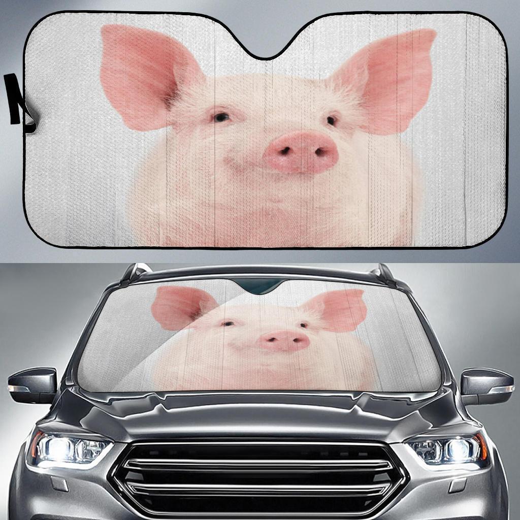 Funny Pig Car Sun Shades Windshield Accessories Decor Gift Nearkii