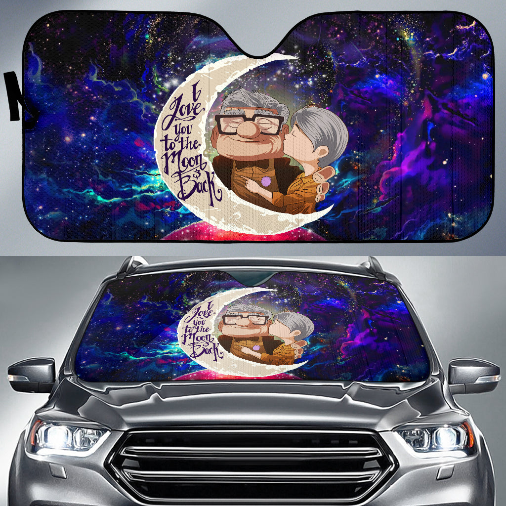 Up Couple Love You To The Moon Galaxy Car Auto Sunshades Nearkii