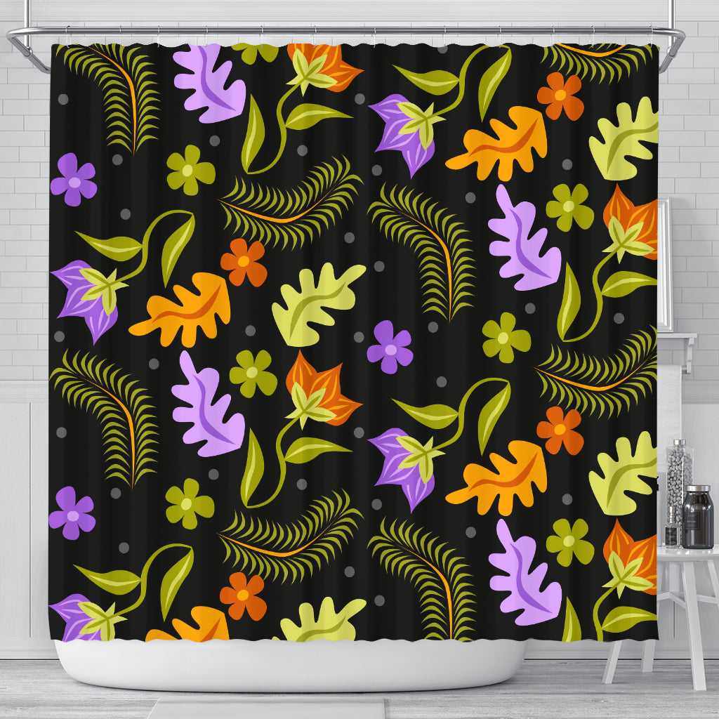 Flowers Shower Curtain Nearkii