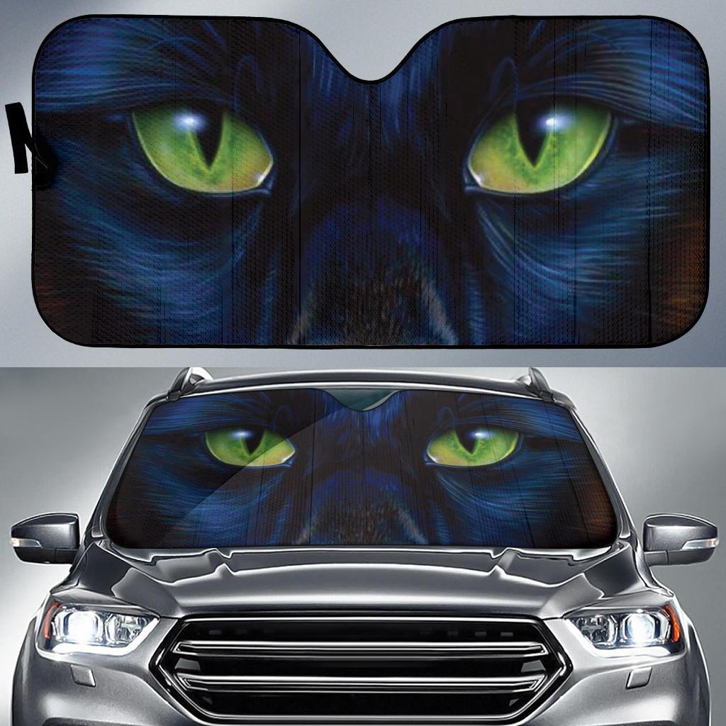 Animal Panther Blue Eyes Car Auto Sun Shades Nearkii